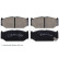 Brake Pad Set, disc brake ADK84240 Blue Print, Thumbnail 2
