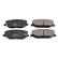 Brake Pad Set, disc brake ADK84242 Blue Print