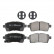 Brake Pad Set, disc brake ADK84245 Blue Print