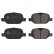 Brake Pad Set, disc brake ADL144205 Blue Print