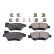 Brake Pad Set, disc brake ADL144214 Blue Print