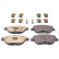 Brake Pad Set, disc brake ADL144217 Blue Print