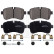 Brake Pad Set, disc brake ADL144220 Blue Print, Thumbnail 2