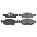 Brake Pad Set, disc brake ADL144222 Blue Print