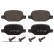 Brake Pad Set, disc brake ADL144223 Blue Print, Thumbnail 2