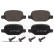 Brake Pad Set, disc brake ADL144223 Blue Print, Thumbnail 2