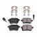 Brake Pad Set, disc brake ADL144224 Blue Print