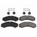 Brake Pad Set, disc brake ADL144226 Blue Print