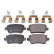 Brake Pad Set, disc brake ADL144228 Blue Print