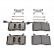 Brake Pad Set, disc brake ADL144229 Blue Print