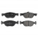 Brake Pad Set, disc brake ADL144234 Blue Print