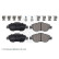 Brake Pad Set, disc brake ADL144240 Blue Print, Thumbnail 3