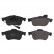 Brake Pad Set, disc brake ADL144242 Blue Print