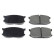 Brake Pad Set, disc brake ADM54202 Blue Print