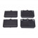 Brake Pad Set, disc brake ADM54204 Blue Print