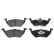 Brake Pad Set, disc brake ADM542103 Blue Print