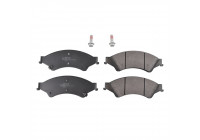 Brake Pad Set, disc brake ADM542104 Blue Print