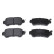 Brake Pad Set, disc brake ADM542105 Blue Print