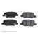 Brake Pad Set, disc brake ADM542107 Blue Print, Thumbnail 2
