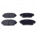 Brake Pad Set, disc brake ADM542108 Blue Print