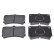 Brake Pad Set, disc brake ADM54211 Blue Print