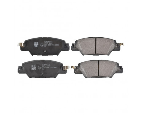 Brake Pad Set, disc brake ADM542114 Blue Print