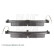 Brake Pad Set, disc brake ADM542114 Blue Print, Thumbnail 4