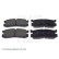 Brake Pad Set, disc brake ADM54223 Blue Print, Thumbnail 2