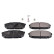 Brake Pad Set, disc brake ADM54233 Blue Print