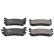 Brake Pad Set, disc brake ADM54234 Blue Print