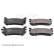Brake Pad Set, disc brake ADM54234 Blue Print, Thumbnail 2