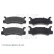Brake Pad Set, disc brake ADM54247 Blue Print, Thumbnail 2