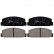 Brake Pad Set, disc brake ADM54248 Blue Print