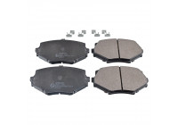 Brake Pad Set, disc brake ADM54252 Blue Print