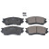 Brake Pad Set, disc brake ADM54253 Blue Print