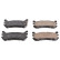 Brake Pad Set, disc brake ADM54254 Blue Print