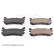 Brake Pad Set, disc brake ADM54254 Blue Print, Thumbnail 2