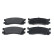 Brake Pad Set, disc brake ADM54262 Blue Print
