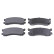 Brake Pad Set, disc brake ADM54271 Blue Print