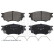 Brake Pad Set, disc brake ADM54276 Blue Print, Thumbnail 2