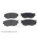 Brake Pad Set, disc brake ADM54276 Blue Print, Thumbnail 2