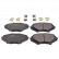 Brake Pad Set, disc brake ADM54283 Blue Print