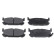 Brake Pad Set, disc brake ADM54284 Blue Print