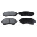 Brake Pad Set, disc brake ADM54286 Blue Print