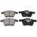 Brake Pad Set, disc brake ADM54287 Blue Print
