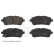Brake Pad Set, disc brake ADM54295 Blue Print, Thumbnail 2