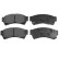 Brake Pad Set, disc brake ADM54296 Blue Print