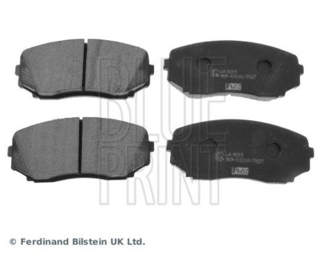 Brake Pad Set, disc brake ADM54297 Blue Print, Image 2