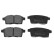 Brake Pad Set, disc brake ADM54298 Blue Print