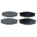 Brake Pad Set, disc brake ADN14211 Blue Print